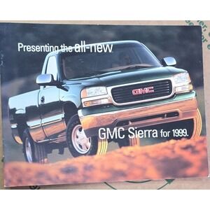GMC Sierra 1999 Brochure Vintage Truck Car Sales Literature Catalog Ad